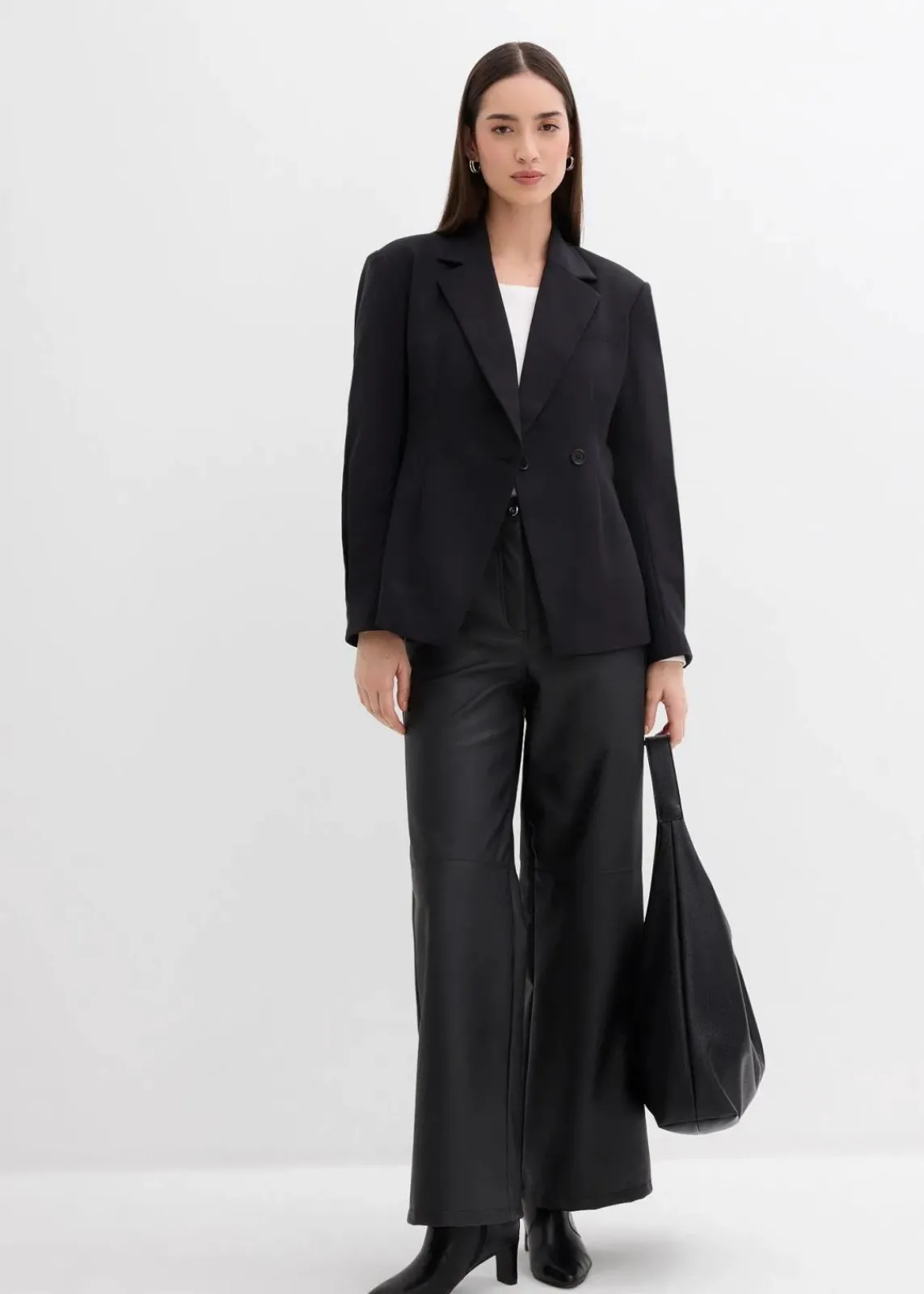 bonprix Bekleidung·Basics|Blazer^Hourglass Blazer schwarz