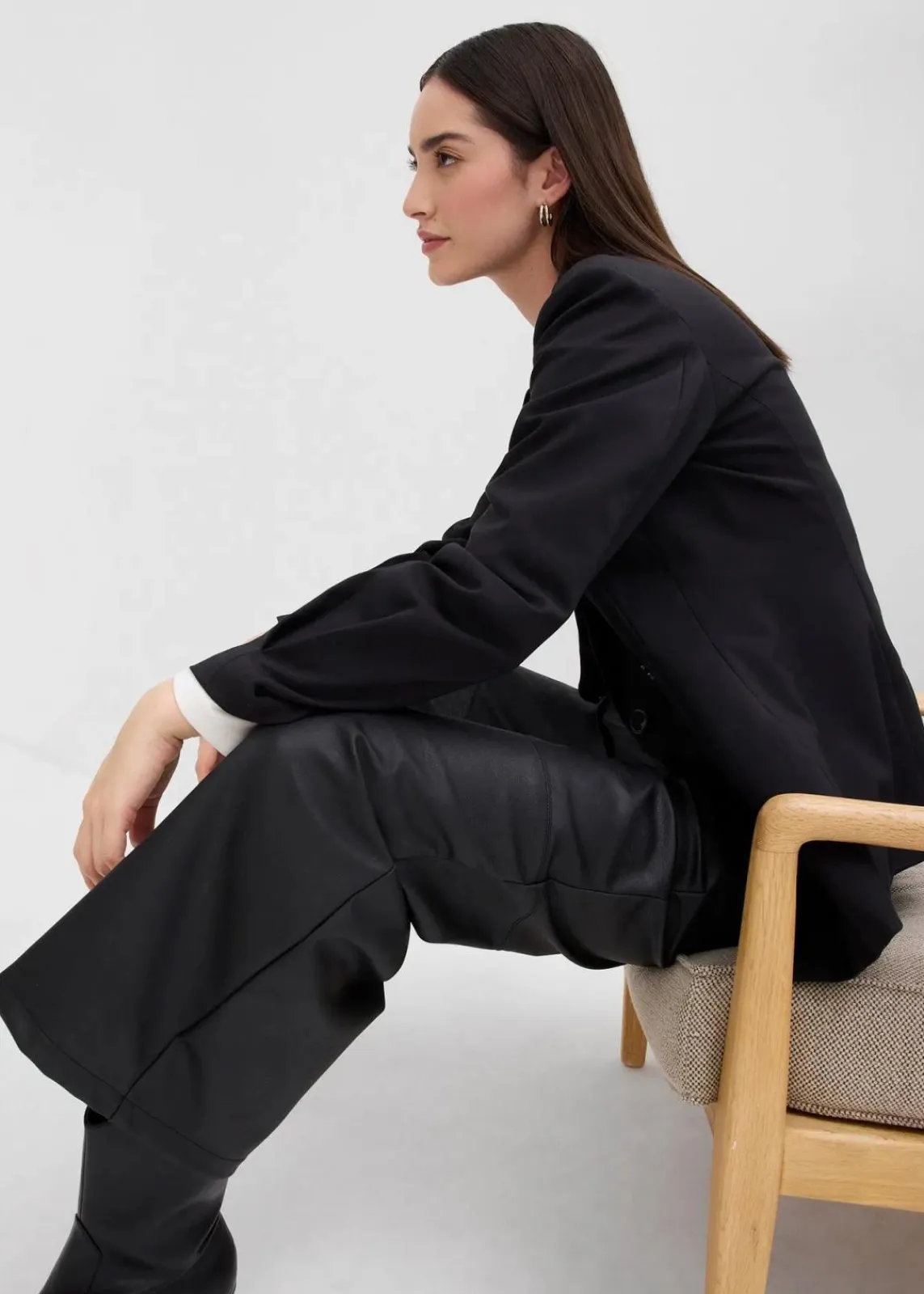 bonprix Bekleidung·Basics|Blazer^Hourglass Blazer schwarz