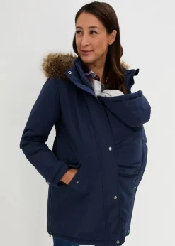bonprix Bekleidung·Blazer|Umstandsmode^3-in-1 Funktions-Umstandsjacke und Tragejacke dunkelblau