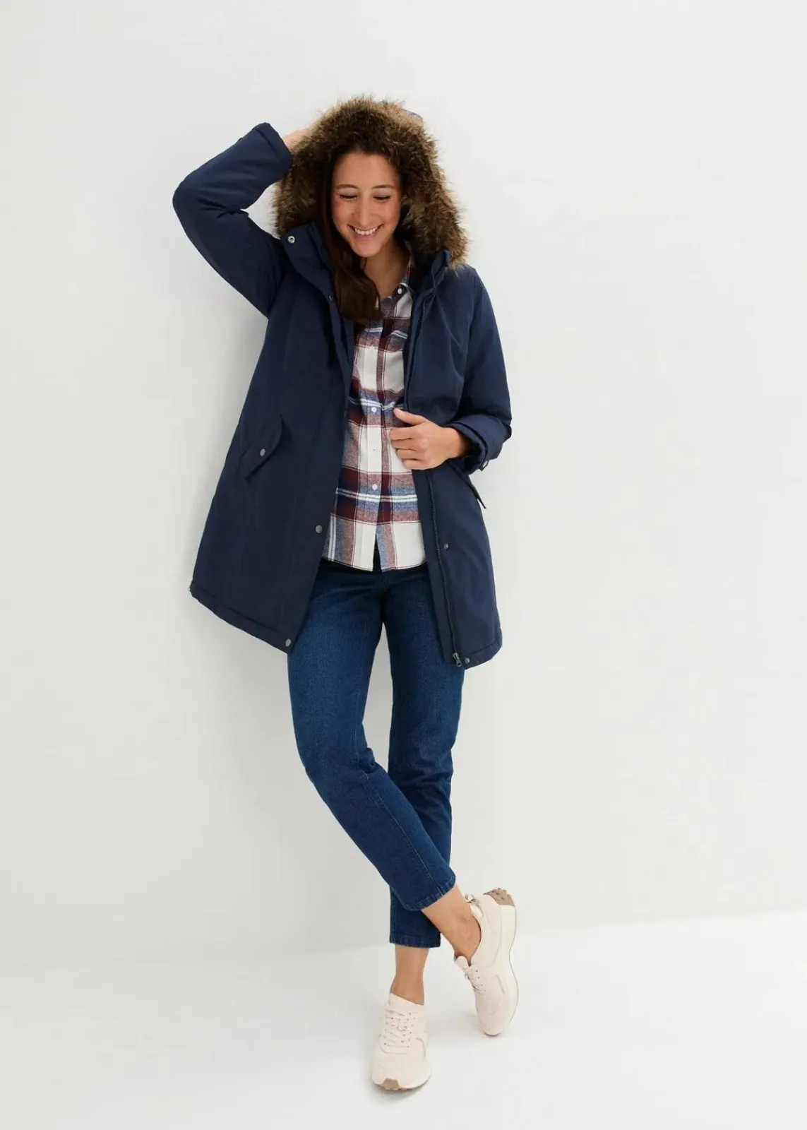 bonprix Bekleidung·Blazer|Umstandsmode^3-in-1 Funktions-Umstandsjacke und Tragejacke dunkelblau