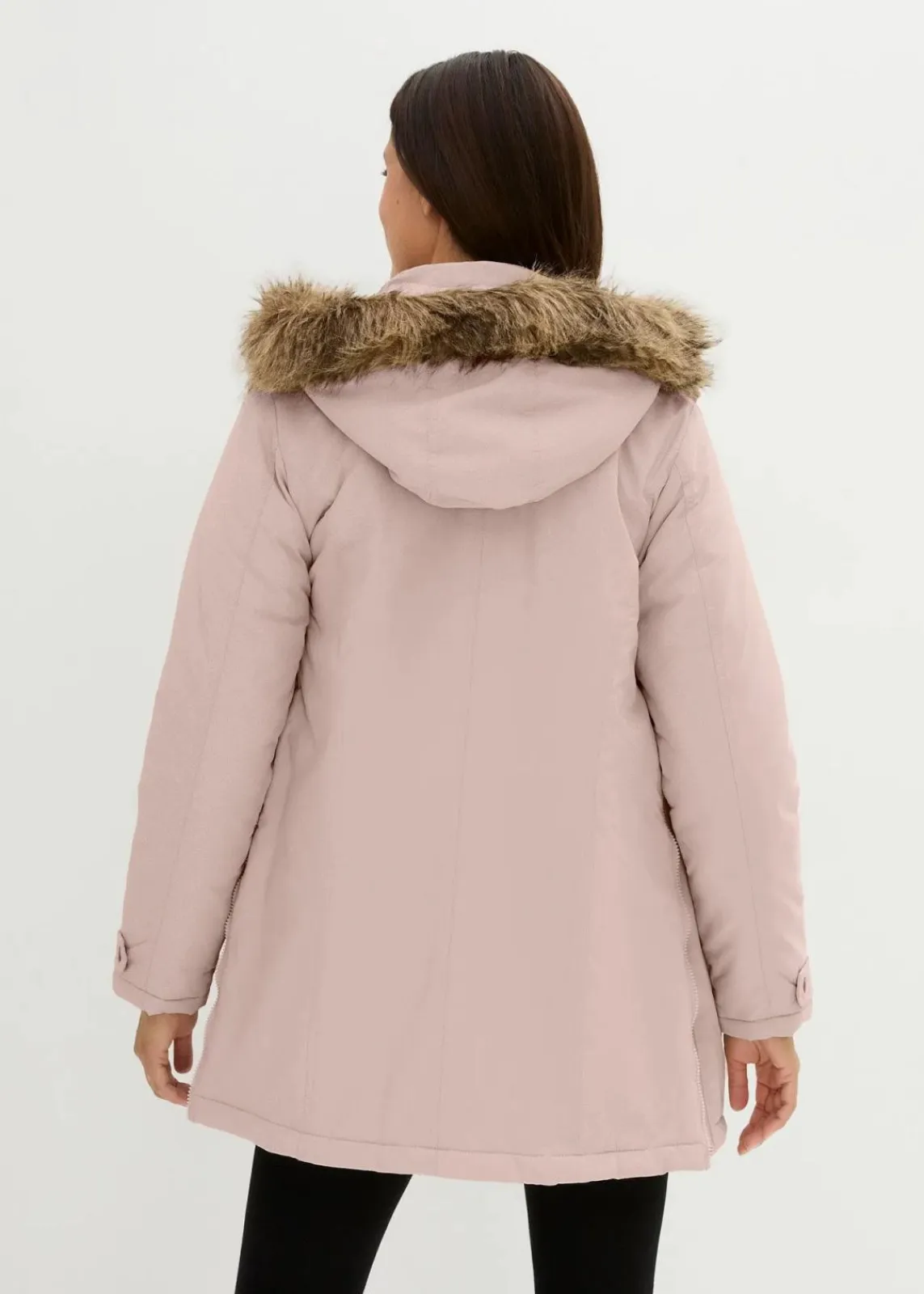 bonprix Nachhaltigere Materialien|Umstandsmode^3-in-1 Funktions-Umstandsjacke und Tragejacke mattrose