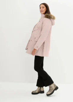 bonprix Nachhaltigere Materialien|Umstandsmode^3-in-1 Funktions-Umstandsjacke und Tragejacke mattrose