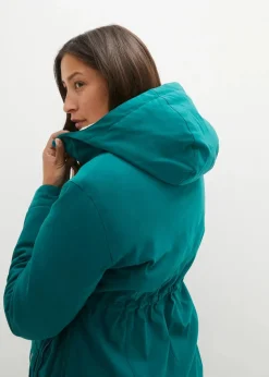 bonprix Umstandsmode|Bekleidung·Blazer^3-in-1 kuschelig gefütterte Umstands- und Tragejacke brillantgrün