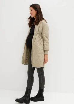 bonprix Nachhaltigere Materialien|Umstandsmode^3-in-1 leicht wattierter Umstands- und Tragemantel new khaki