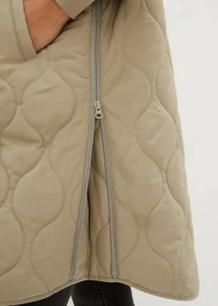 bonprix Nachhaltigere Materialien|Umstandsmode^3-in-1 leicht wattierter Umstands- und Tragemantel new khaki