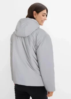 bonprix Bekleidung·Blazer|Umstandsmode^3-in-1 Reflektierende Umstandsjacke mit Trage- und Schwangerschaftseinsatz grau