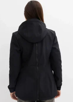 bonprix Bekleidung·Blazer|Umstandsmode^4-in-1 Softshelljacke mit Babyeinsatz zum vorne und hinten tragen schwarz