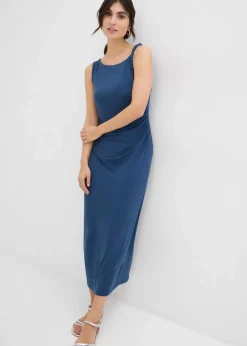 bonprix Bekleidung·Blazer|Umstandsmode^2-in-1 Umstands- und Stillkleid mit seitlichen Reißverschlüssen tiefblau