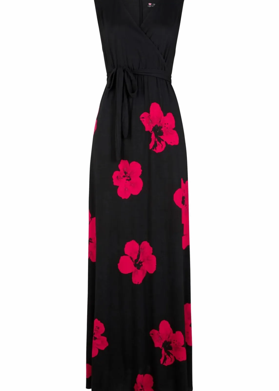 bonprix Umstandsmode|Nachhaltigere Materialien^2-in-1 Umstands- und Stillkleid aus Viskose-Jersey schwarz/magenta