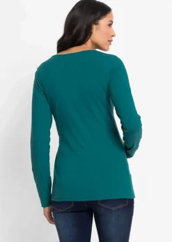 bonprix Bekleidung·Blazer|Umstandsmode^2-in-1 Umstands- und Stillshirt petrol