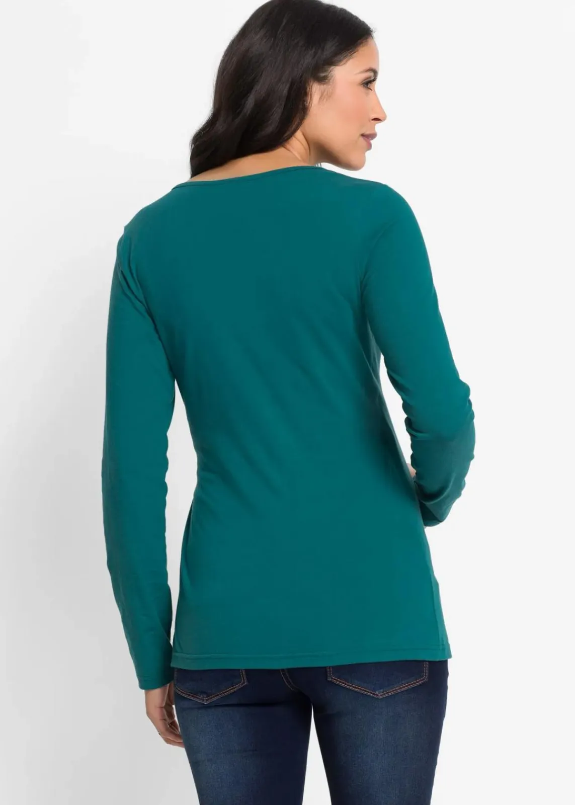 bonprix Bekleidung·Blazer|Umstandsmode^2-in-1 Umstands- und Stillshirt petrol