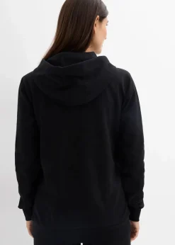 bonprix Bekleidung·Blazer|Nachhaltigere Materialien^2-in-1 Umstands- und Stillsweatshirt aus reiner Bio-Baumwolle schwarz