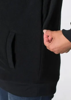 bonprix Bekleidung·Blazer|Umstandsmode^2-in-1 Umstands- und Tragejacke aus Fleece schwarz