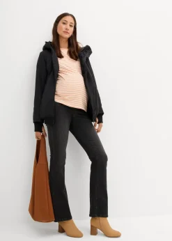 bonprix Bekleidung·Blazer|Umstandsmode^3-in-1 Umstands- und Tragejacke mit zwei Einsätzen schwarz