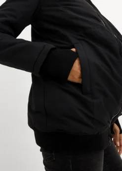 bonprix Bekleidung·Blazer|Umstandsmode^3-in-1 Umstands- und Tragejacke mit zwei Einsätzen schwarz
