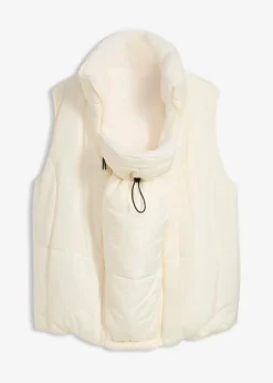 bonprix Bekleidung·Blazer|Umstandsmode^4-in-1 Umstands- und Trageweste zum Wenden beige/wollweiß