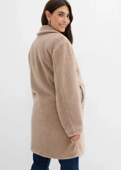bonprix Bekleidung·Blazer|Umstandsmode^2-in-1 Umstandsmantel mit Trageeinsatz taupe