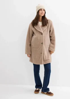 bonprix Bekleidung·Blazer|Umstandsmode^2-in-1 Umstandsmantel mit Trageeinsatz taupe