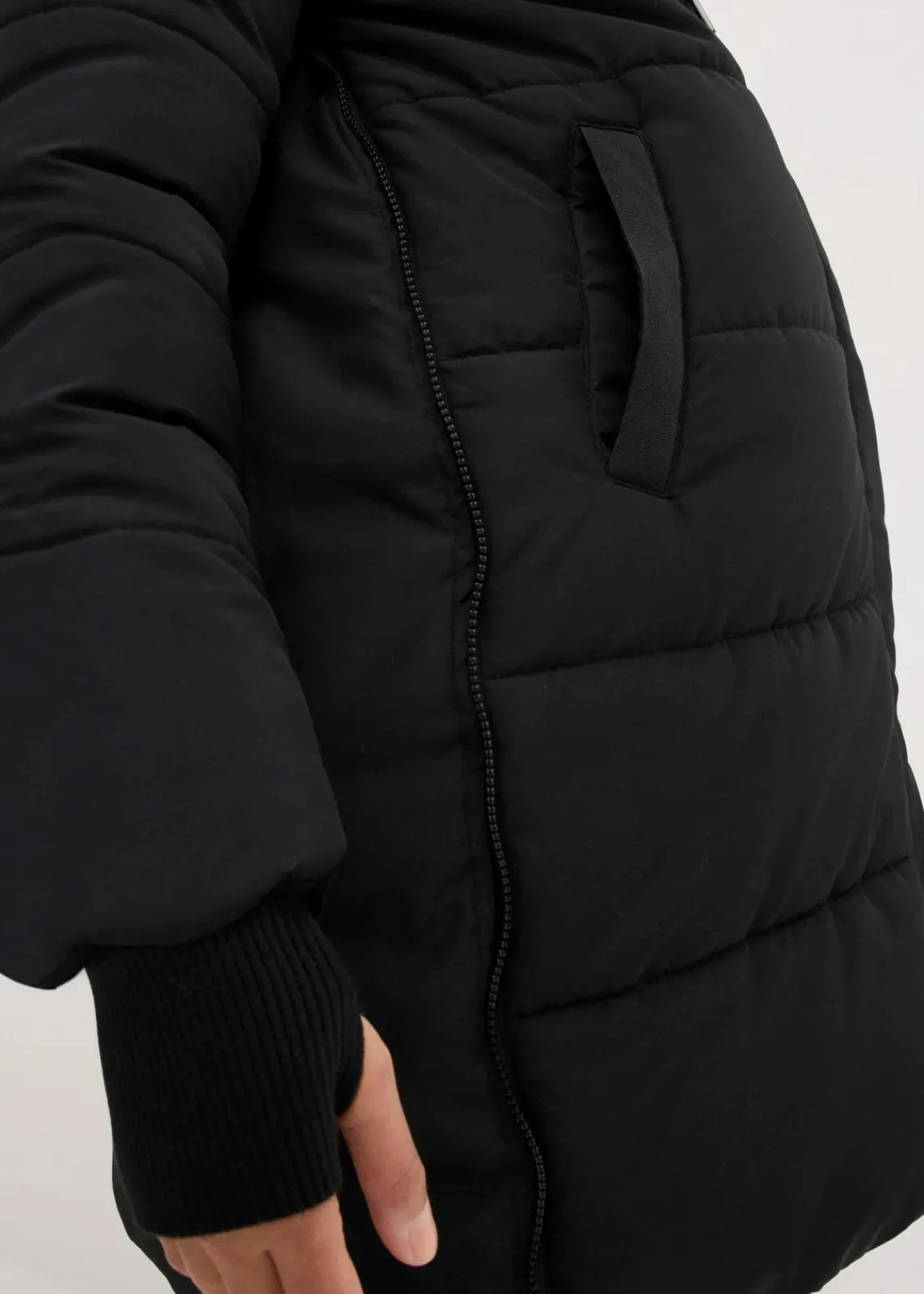 bonprix Bekleidung·Blazer|Umstandsmode^3-in-1 Umstandsmantel mit Trageeinsatz schwarz
