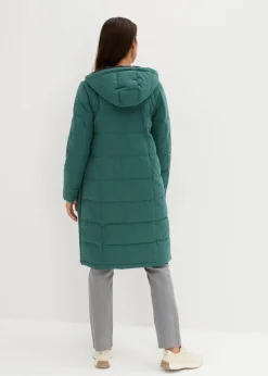 bonprix Umstandsmode|Nachhaltigere Materialien^3-in-1 Umstandssteppmantel und Tragemantel mit recyceltem Polyester mattgrün