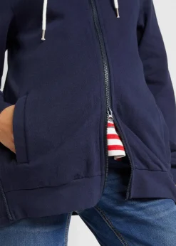 bonprix Bekleidung·Blazer|Umstandsmode^3-in-1 Umstands-Sweatjacke und Tragejacke dunkelblau
