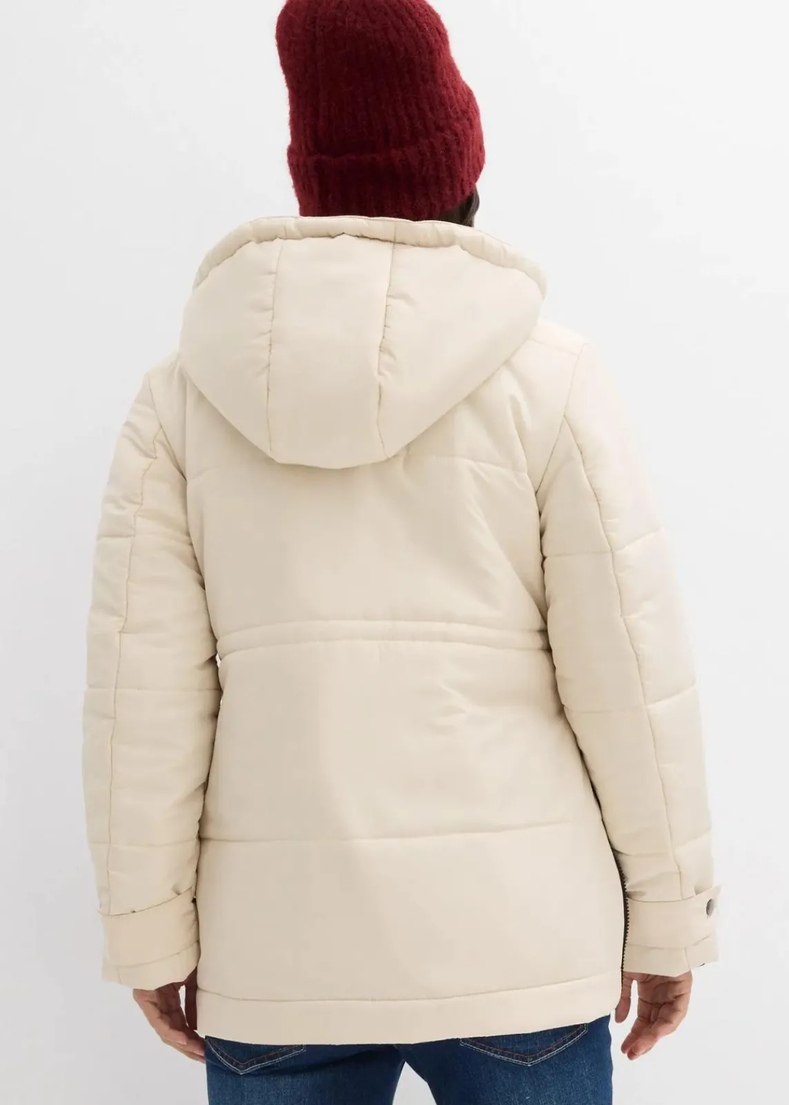 bonprix Bekleidung·Blazer|Umstandsmode^6-in-1 Umstands-Tragejacke mit herausnehmbarer Fleecejacke beige/schwarz