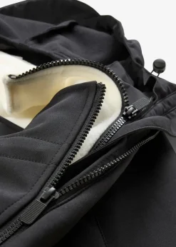 bonprix Bekleidung·Blazer|Umstandsmode^6-in-1 Umstands-Tragejacke mit herausnehmbarer Fleecejacke schwarz/wollweiß