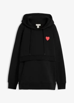 bonprix Bekleidung·Blazer|Umstandsmode^2-in-1 Umstands-und Stillsweatshirt aus Bio-Baumwolle dunkelblau