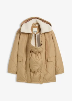 bonprix Bekleidung·Blazer|Umstandsmode^6-in-1 Umstands-und Tragejacke mit herausnehmbarer Weste mattcamel