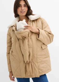 bonprix Bekleidung·Blazer|Umstandsmode^6-in-1 Umstands-und Tragejacke mit herausnehmbarer Weste mattcamel