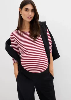 bonprix Bekleidung·Blazer|Umstandsmode^2-in-1 Umstandsweathose mit verstellbarem Bauchband schwarz
