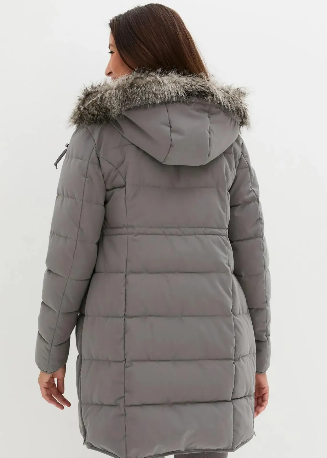 bonprix Umstandsmode|Bekleidung·Blazer^3-in-1 warm wattierte Umstands- und Tragejacke rauchgrau