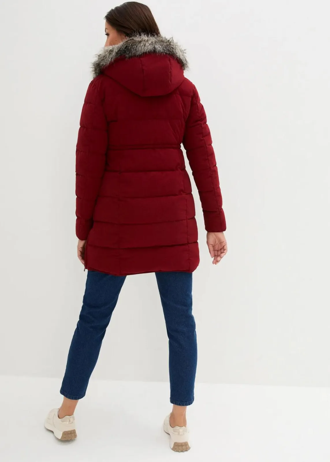 bonprix Umstandsmode|Bekleidung·Blazer^3-in-1 warm wattierte Umstands- und Tragejacke kastanienrot
