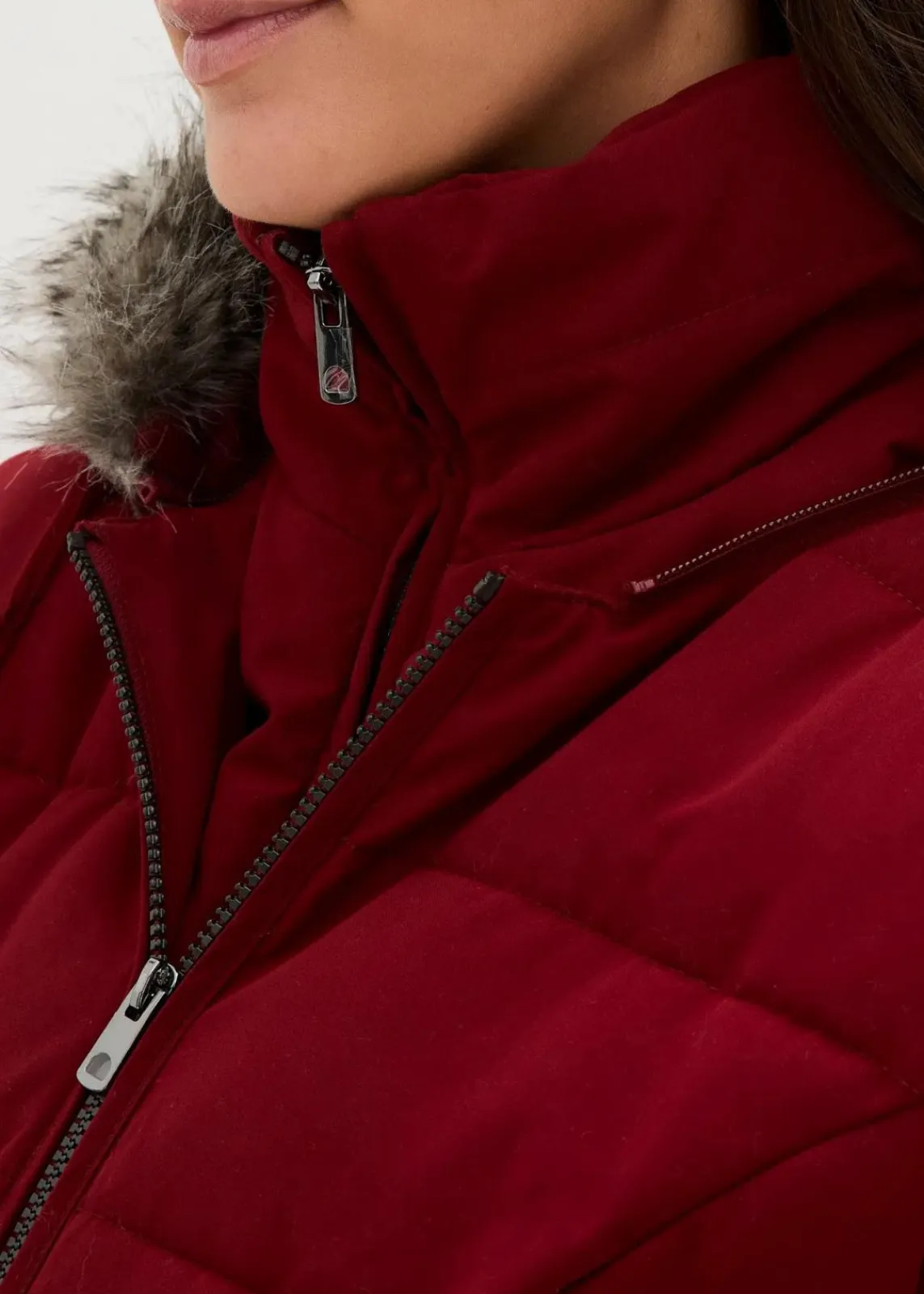 bonprix Umstandsmode|Bekleidung·Blazer^3-in-1 warm wattierte Umstands- und Tragejacke kastanienrot