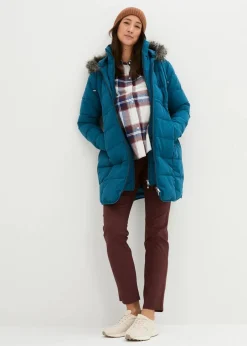 bonprix Umstandsmode|Bekleidung·Blazer^3-in-1 warm wattierte Umstands- und Tragejacke blaupetrol