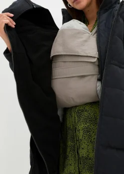 bonprix Bekleidung·Blazer|Umstandsmode^3-in-1 warm wattierte Umstands- und Tragejacke schwarz