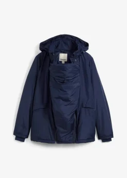 bonprix Bekleidung·Blazer|Umstandsmode^3-in-1 wasserabweisende Umstandsjacke mit Trageeinsatz dunkelblau