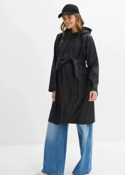 bonprix Bekleidung·Blazer|Umstandsmode^3-in-1 wind- und wasserdichter Umstands- und Tragemantel mit zwei Einsätzen schwarz