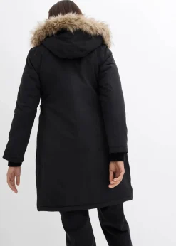 bonprix Bekleidung·Blazer|Nachhaltigere Materialien^3-in-1 wind-und wasserdichter Umstandsmantel mit Trageeinsatz schwarz