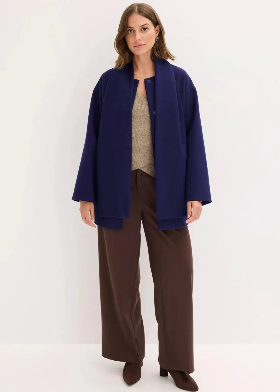 bonprix Jacken & Mäntel|Nachhaltigere Materialien^Jacke dunkelblau