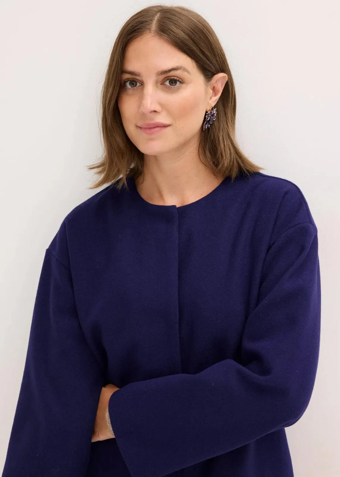 bonprix Jacken & Mäntel|Nachhaltigere Materialien^Jacke dunkelblau