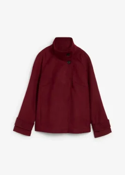 bonprix Bekleidung·Hosen|Jacken & Mäntel^Jacke mit weichem Wollanteil ahornrot
