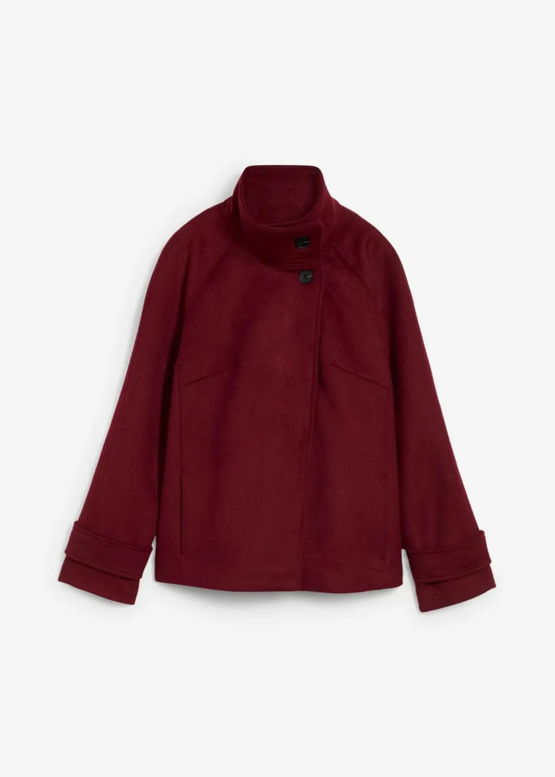 bonprix Bekleidung·Hosen|Jacken & Mäntel^Jacke mit weichem Wollanteil ahornrot