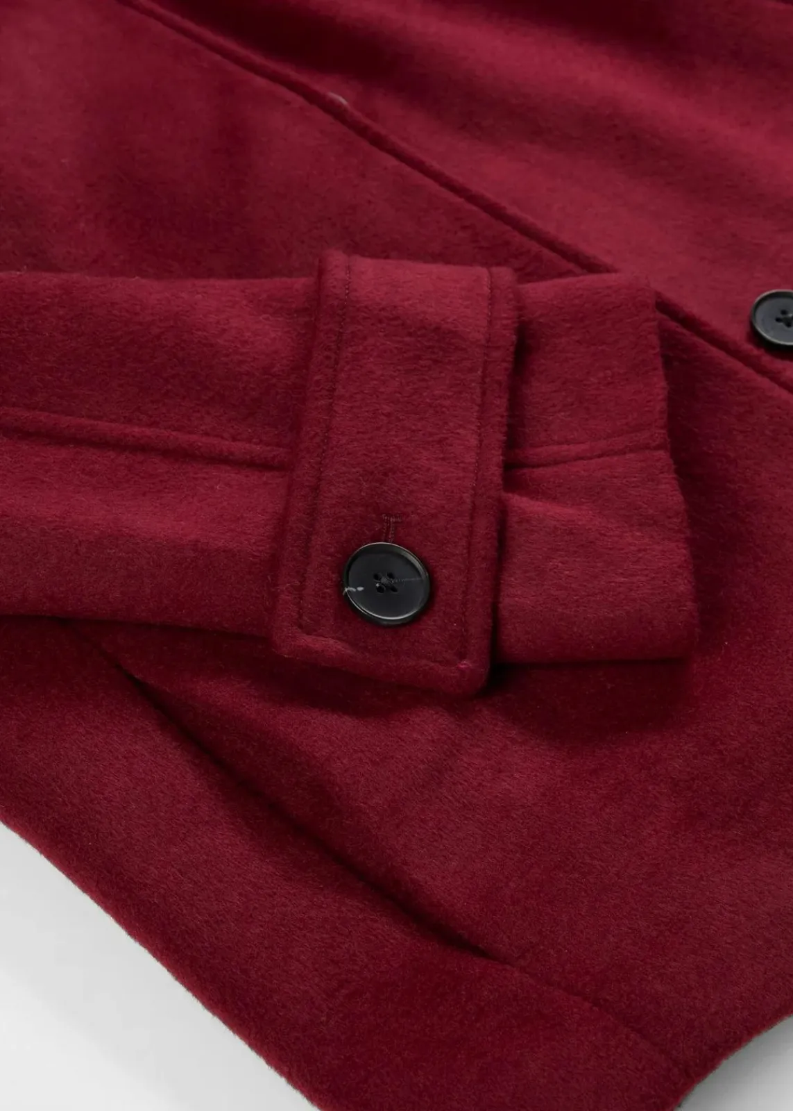 bonprix Bekleidung·Hosen|Jacken & Mäntel^Jacke mit weichem Wollanteil ahornrot