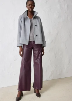bonprix Bekleidung·Hosen|Jacken & Mäntel^Jacke mit weichem Wollanteil grau meliert