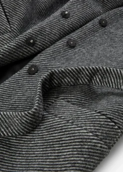 bonprix Bekleidung·Hosen|Jacken & Mäntel^Jacke mit Wolle schwarz/grau bedruckt