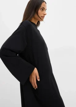 bonprix Bekleidung·Pullover & Strickjacken|Kleider^Jacken-Kleid aus Punto di Roma schwarz