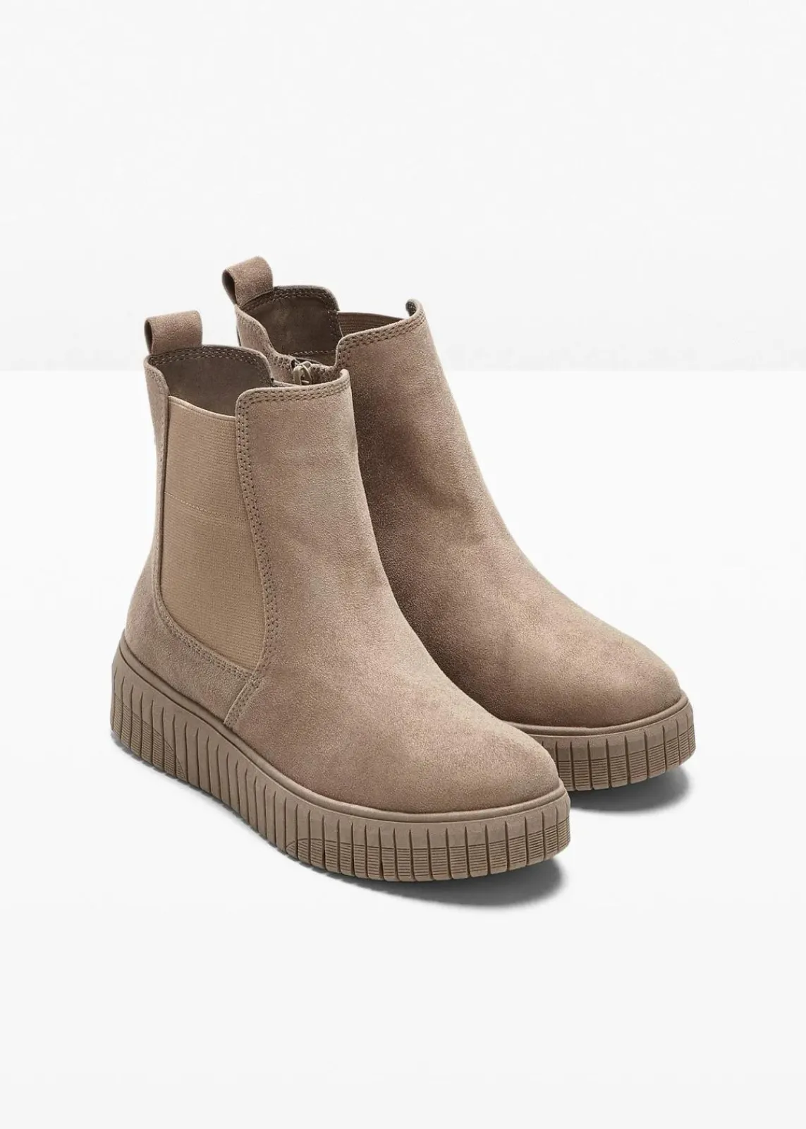 Jana High Heels|Komfortschuhe^Chelsea-Boots taupe