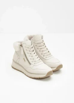 Jana High Heels|Komfortschuhe^High-Top-Sneaker beige