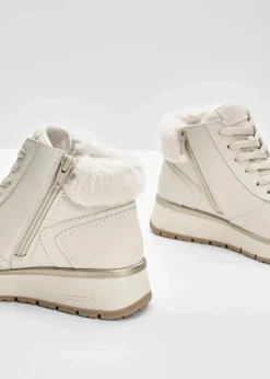 Jana High Heels|Komfortschuhe^High-Top-Sneaker beige